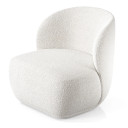 Vela Boucle Chair, White
