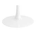 Pedestal Design Bar Table, White Wood Top