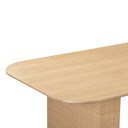 Akima Natural Ash 96" Rectangular Dining Table