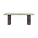 Courtney Concrete And Grey Oak Wood Dining Table