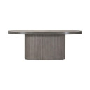 Glacier Oval Grey  Concrete Dining Table