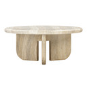 Pagoda Concrete Round Coffee Table