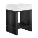 Gridiron 24" Bathroom Vanity, Black