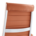 Jive Highback Office Chair, Terracotta, Padded Arms
