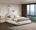 Dillon Faux Shearling Teddy Fabric Bed