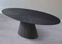 Europa 90" Black Dining Table
