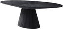 Europa 90" Black Dining Table