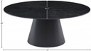Europa 72" Black Dining Table