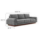 Jovan Upholstered Fabric Sofa