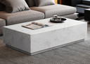 Lorissa Marble Coffee Table, White