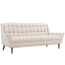 Realm Upholstered Fabric Sofa, Beige