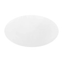 Pedestal Design 60" Oval White Wood Dining Table