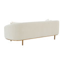 Moroka Cream Pleated Sofa