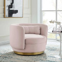 Reminisce Performance Velvet Swivel Chair