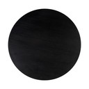 Godiva Black Acacia and Faux Plaster  Dining Table