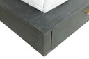 Dorchester Platform Dark Grey Bed with Drawers