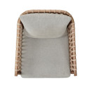 Jamya Jute Twine Accent Arm Chair