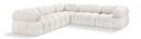 Arnez Boucle Modular Sofa Sectional, Style 5D