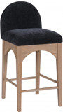 Wembley Chenille Fabric Counter Stool, Natural