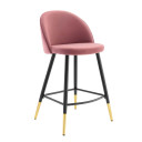 Kayla Performance Velvet Counter Stools, Set of 2