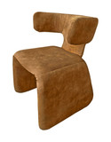 Karamu  Camel Velvet Dining Chair