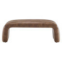 Lomax 50.5" Vegan Leather Upholstered Accent Bench