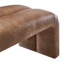 Lomax 50.5" Vegan Leather Upholstered Accent Bench