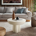 Kassem Round Concrete Coffee Table