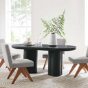 Kassem Caspian 72" Oval Concrete Dining Table