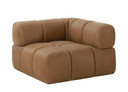 Buck Brown Leather Modular Sectional Sofa