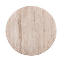 Lakota  Travertine Marble Round Coffee Table