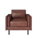 Maxwell Chair with Storage Ottoman