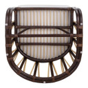 Shyla Rattan Accent Arm Chair, Paloma Brown