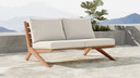 Key West Teak Outdoor Loveseat