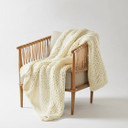Chunky Double Knit Handmade Throw Blanket