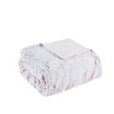 Sachi Oversized Faux Fur Throw, Blush