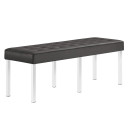 Loft Vegan Leather Bench, Large