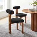 Torey Boucle Fabric Dining Chair, Set of 2