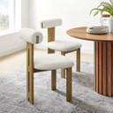 Torey Boucle Fabric Dining Chair, Set of 2