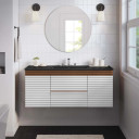 Frank Lloyd 48" Single Wall-Mount Bathroom Vanity