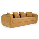 Bric Modern Orange Fabric 4-Seat Sofa