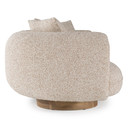 Rayola Modern Multicolored Boucle Fabric + Ash Sofa