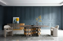 Amandala Modern Ceramic + Wood Dining Table