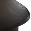 Salvo Modern 87" Black Ash Dining Table