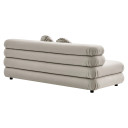 Josslyn Modular Performance Velvet Armless 2-Seater Sofa