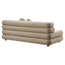 Josslyn Modular Performance Velvet Armless 2-Seater Sofa