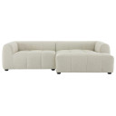 Ariana Right-Facing Upholstered Fabric Modular Sofa with Chaise