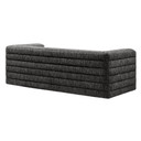 Lorelle Channel Tufted Boucle Upholstered Sofa