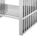 Gridiron 30" Bathroom Vanity, Silver