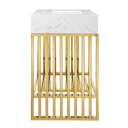 Gridiron 30" Bathroom Vanity, Gold